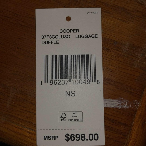 Michael Kors Cooper Pebbled Leather Duffel Bag - Picture 5 of 7